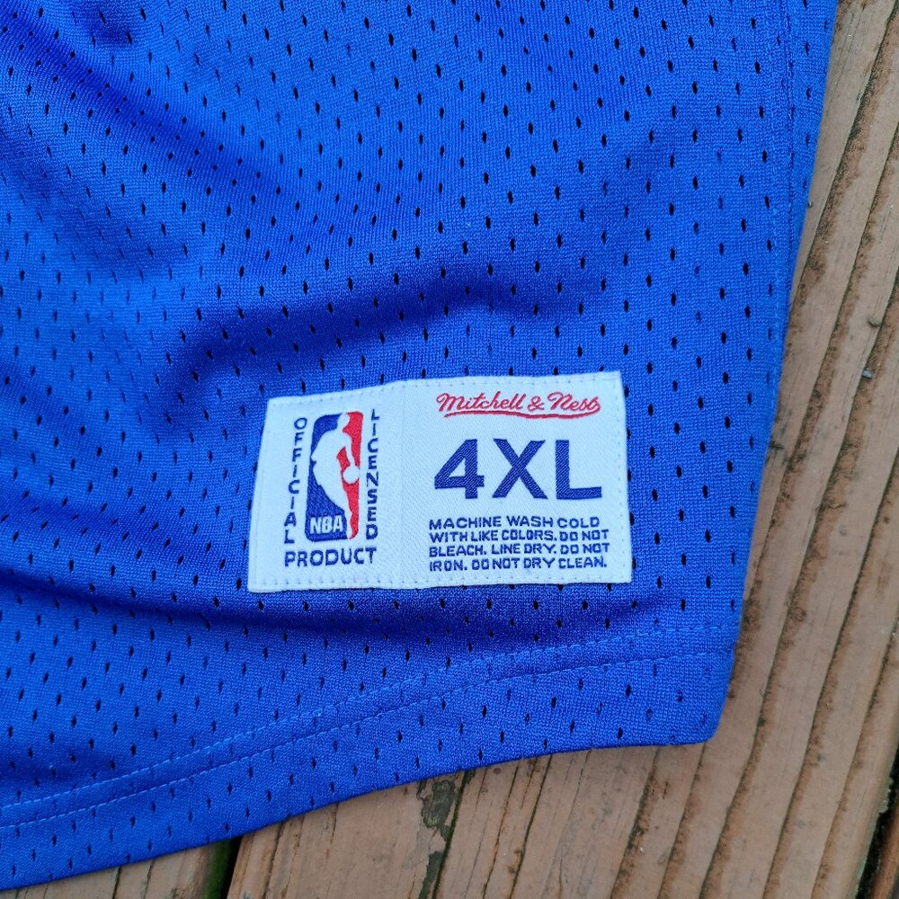 %Mitchell & Ness Golden State Warriors ( The City ) Jersey Size 4XL Men - Picture 3 of 7
